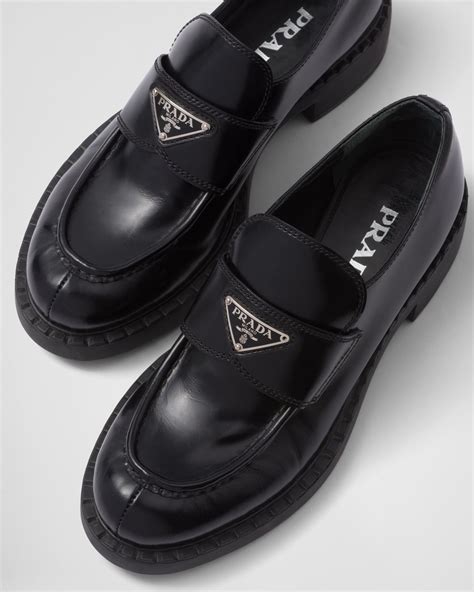 mocassin prada strass|Prada chunky loafer.